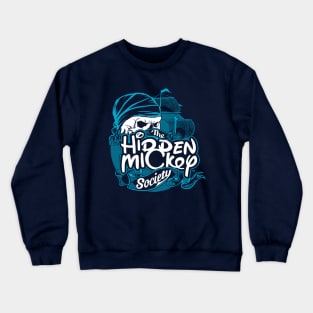 2-Color HMS Pirate Logo (Blue) Crewneck Sweatshirt